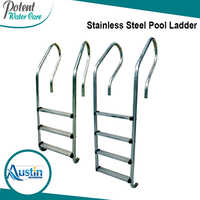 Stainless Steel Pool Ladder - Color: Silver