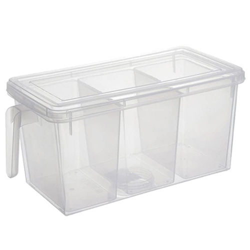 3 Bin Fridge Box - Color: Transparent