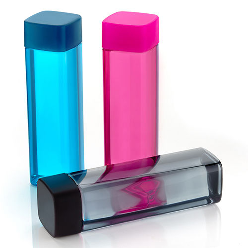 Plastic Square Shape Fridge Water Bottle