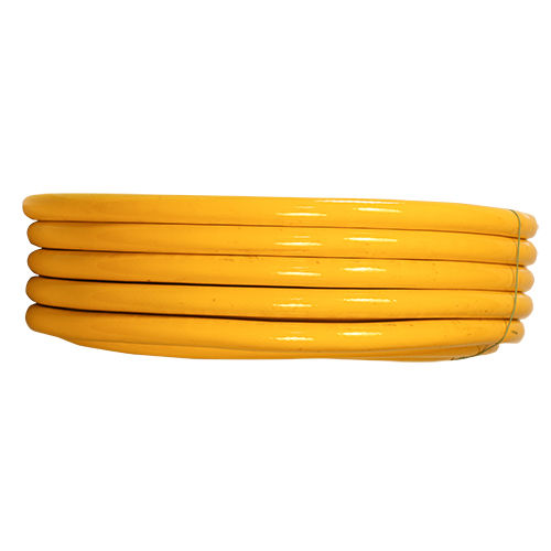 Black Yellow PVC Flexible braided hose Pipe