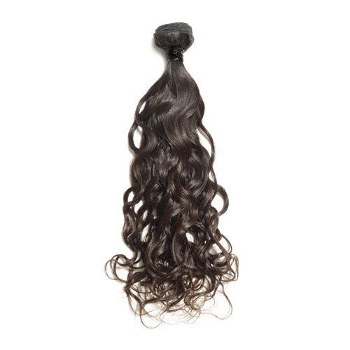 Raw  Wavy Human Black Weft Hair