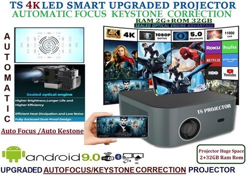 Ts Automatic 4k Dust Free Smart Multimedia Projector