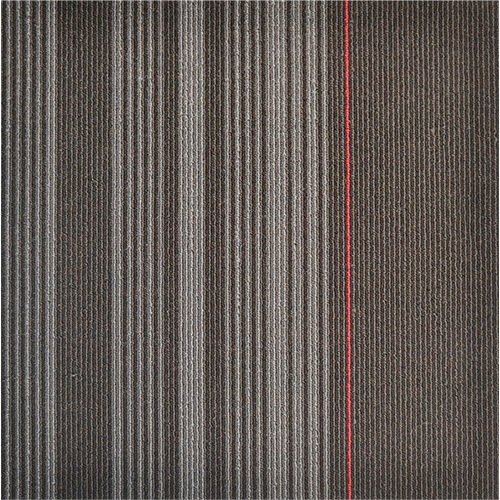 Musk 651 Grey-Red Carpet Tiles