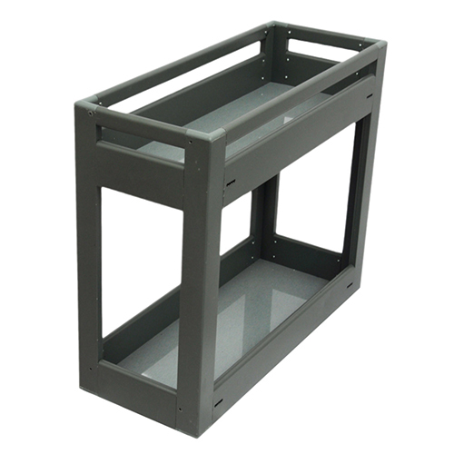 Aluminium Two Self Pullout Basket