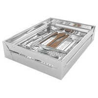 4 Inch SS Perforated Cutlery Basket