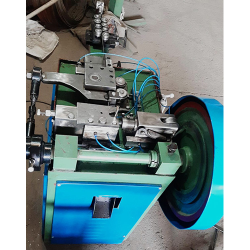 Spring Washer Machine For Industrial Fastener Production - Color: Blue