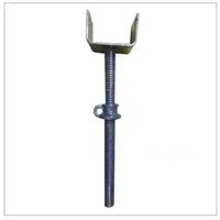 Scaffolding Base Jack - Heavy-duty Steel, Adjustable Height | Ideal For Secure Support