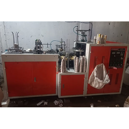 Paper Cup Machine - Electric, 220-440W Power, Automatic Operation | Painted Finish, Warranty Included