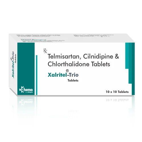 Telmisartan Cilnidipine & Chlorthalidone Tablets - Shelf Life: 24 Months