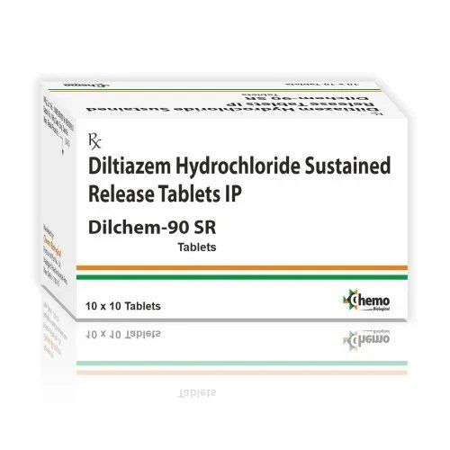 Diltiazem Hydrochloride 90mg Sustained Release Tablets Shelf Life: 24 ...