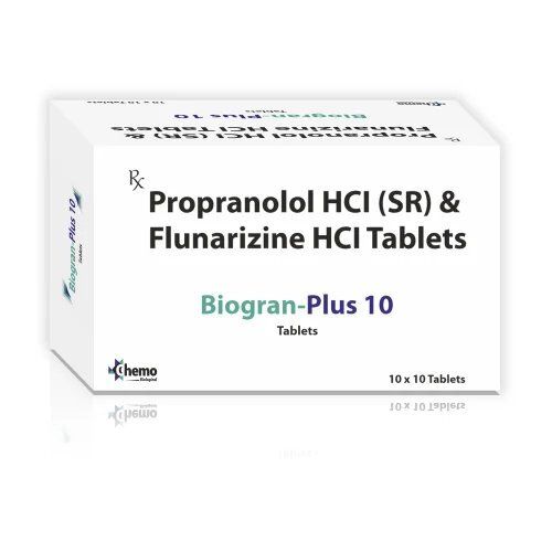 Propranolol Hydrochloride and Flunarizine Tablets