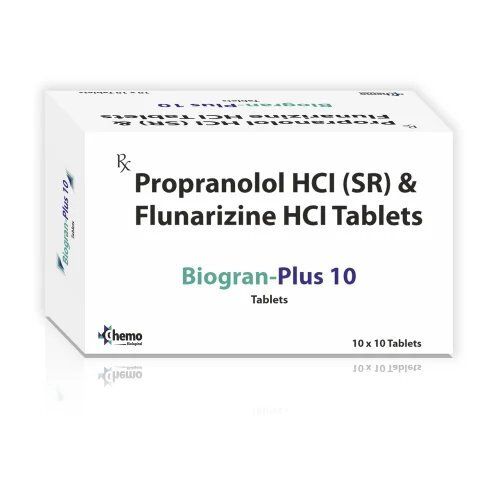 Propranolol Hydrochloride And Flunarizine Tablets Shelf Life: 24 Months