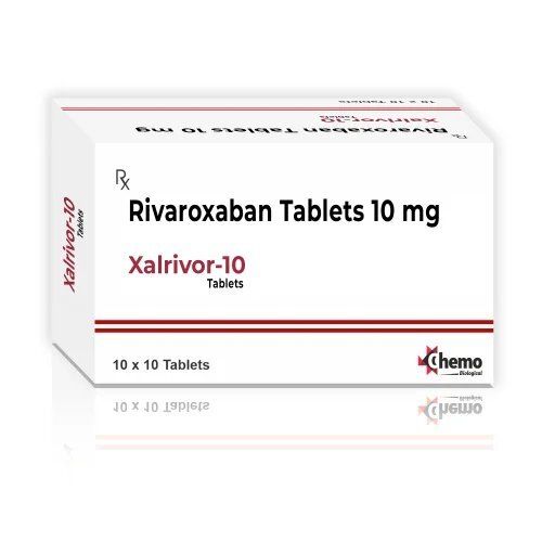 Rivaroxaban 10Mg Tablets - Shelf Life: 24 Months