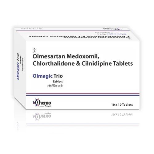 Olmesartan Medoxomil Chlorthalidone And Clindipine Tablets