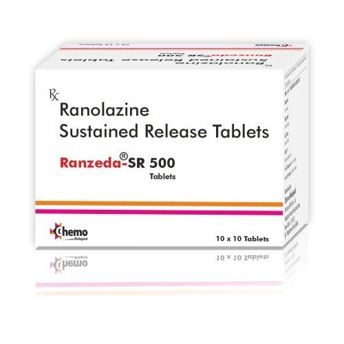 Ranolazine 500 Mg Tablet - Shelf Life: 24 Months