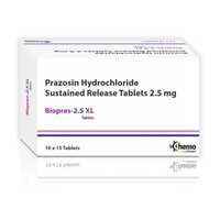 Prazosin Hydrochloride Susataind Release Tablets 2.5 mg