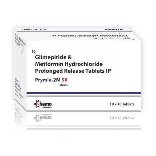 Glimepiride And Metformin Hydrochloride Prolonged Release Tablets IP