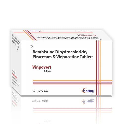 Betahistine DiHCI, Piracetam and Vinpocetine Tablets