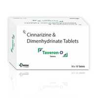 Cinnarizine With Dimenhydrinate Tablets - Dosage As Per Suggestions | Ideal Storage Instructions: Store In A Dry Place