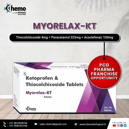 Thiocolchiside And Ketoprofen Tablets - Storage Instructions: Cool & Dry Place