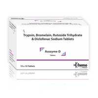 Trypsin Bromelain Rutoside Trihydrate And Diclofenac Sodium Tablet - Storage Instructions: Cool & Dry Place