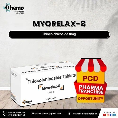 Thiocolchicoside 8mg Tablets