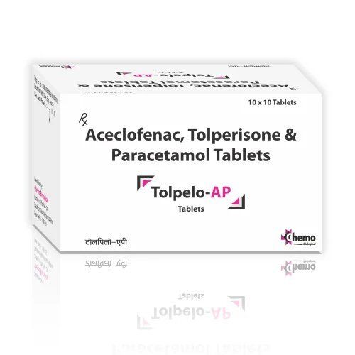 Tolperisone Aceclofenac and Paracetamol Tablets
