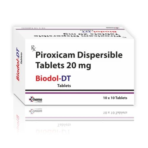 Piroxicam Dispersible Anti-Inflammatory Tablets 20mg