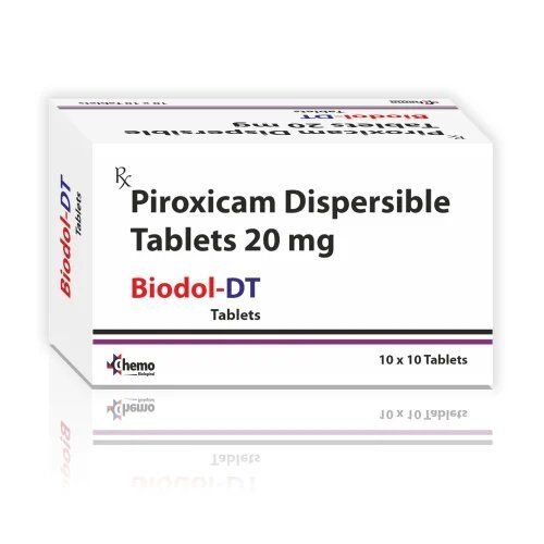 Piroxicam Dispersible Tablets 20mg