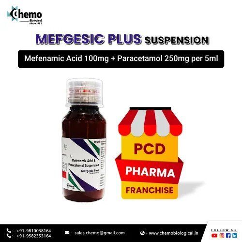 Paracetamol And Mefenamic Acid Oral Suspension - Physical Form: Liquid