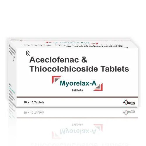 Aceclofenace and Thiocolchicoside Tablets