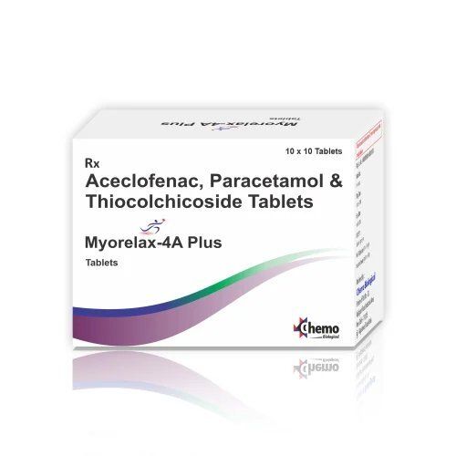 Aceclofenac Paracetamol Thiocolchicoside Tablets