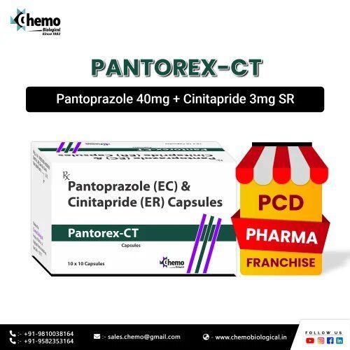 Pantoprazole 40mg And Cinitapride 3mg Capsules