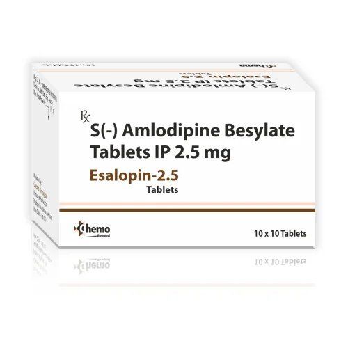 S Amlodipine Besylate Tablets 2.5 mg