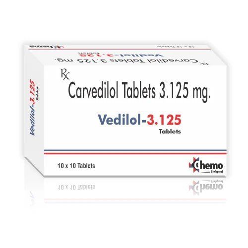 Carvedilol Tablets I.p. 3.125mg