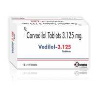 Carvedilol Tablets I.p. 3.125mg - Storage Instructions: Cool & Dry Place