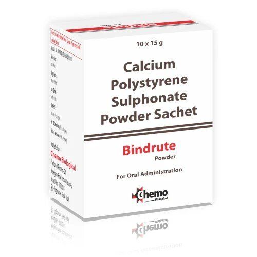 Calcium Polystyrene Sulfonate Powder Sachets
