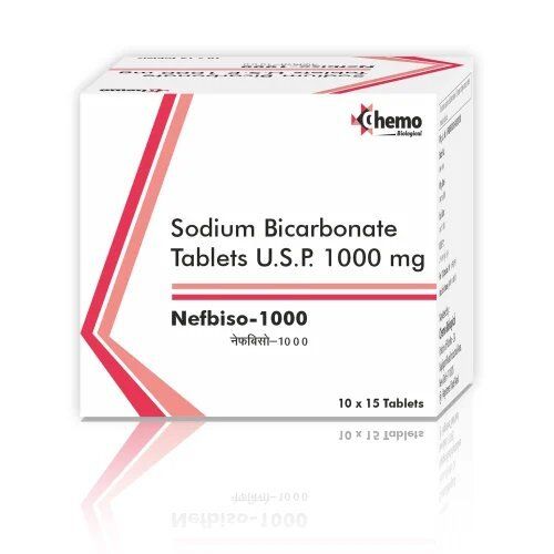 1000Mg Sodium Bicarbonate Tablet - Storage Instructions: Dry Place