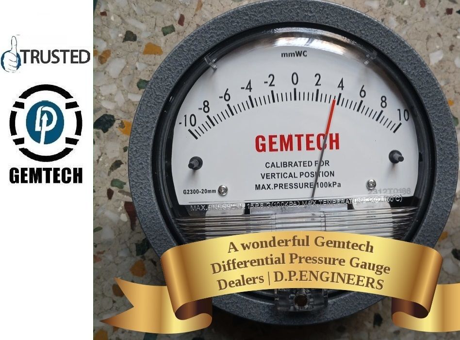 GEMTECH Differential Pressure Gauge by Prem Nagar Industrial Area Moradabad Uttar Pradrsh