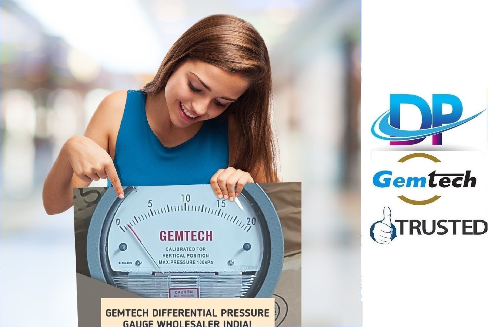 GEMTECH Differential Pressure Gauge by Prem Nagar Industrial Area Moradabad Uttar Pradrsh