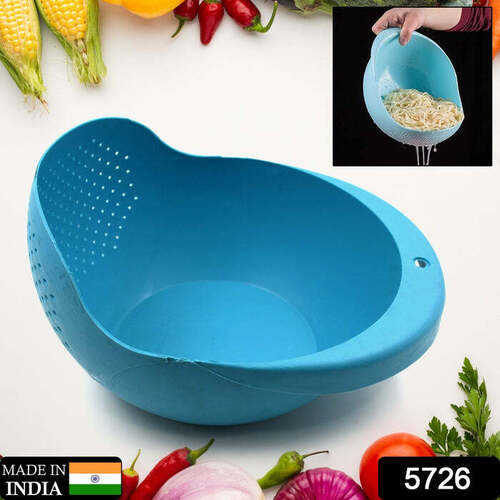 Plastic Rice Bowl / Food Strainer Thick Drain Basket