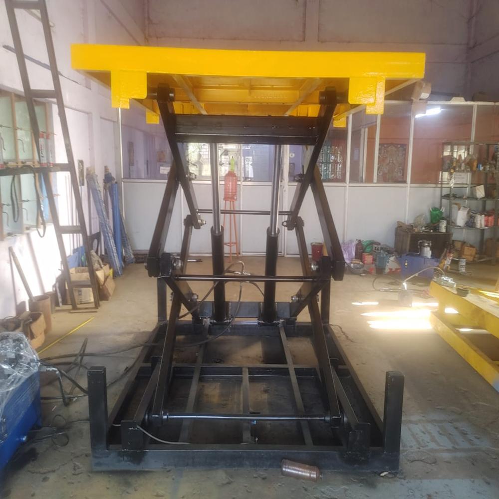 Hydraulic Scissor Lift - Material: Stainless Steel