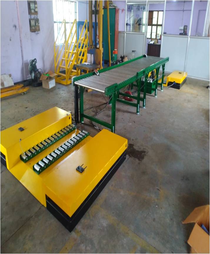 Hydraulic Low Profile Scissor Lift - Material: Stainless Steel