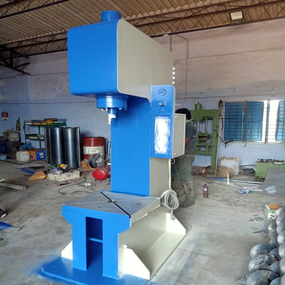 Hydraulic Press Machine - Color: Blue