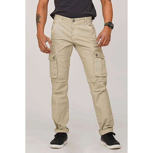 Mens Cargo Pant - Pattern: Plain