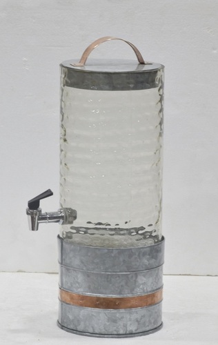 12 Inch Dispenser With Galvanised Stand & Top