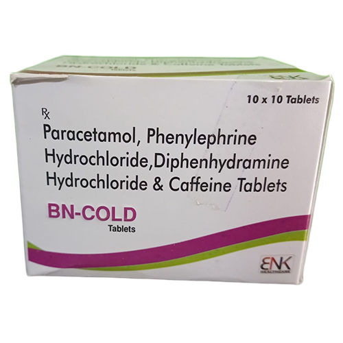 Paracetamol Phenylephrine Hydrochloride And Caffeine Tablets