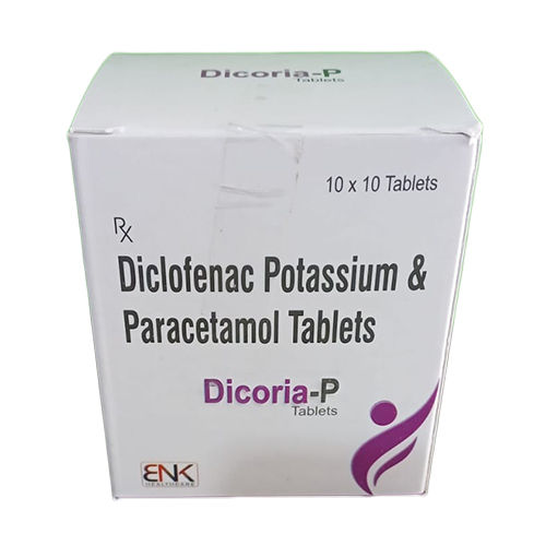 Diclofenac Potassium And Paracetamol Tablets General Medicines