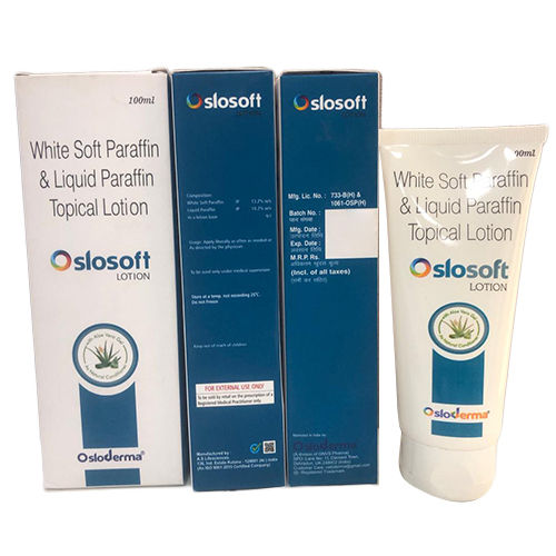 100 ML White Soft Paraffin And Liquid Paraffin Topical Lotion