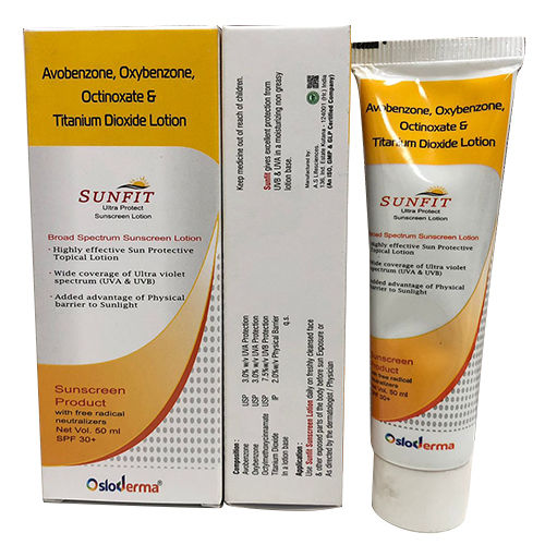 Avobenzone Oxybenzone Octinoxate And Titanium Dioxide Lotion General Medicines